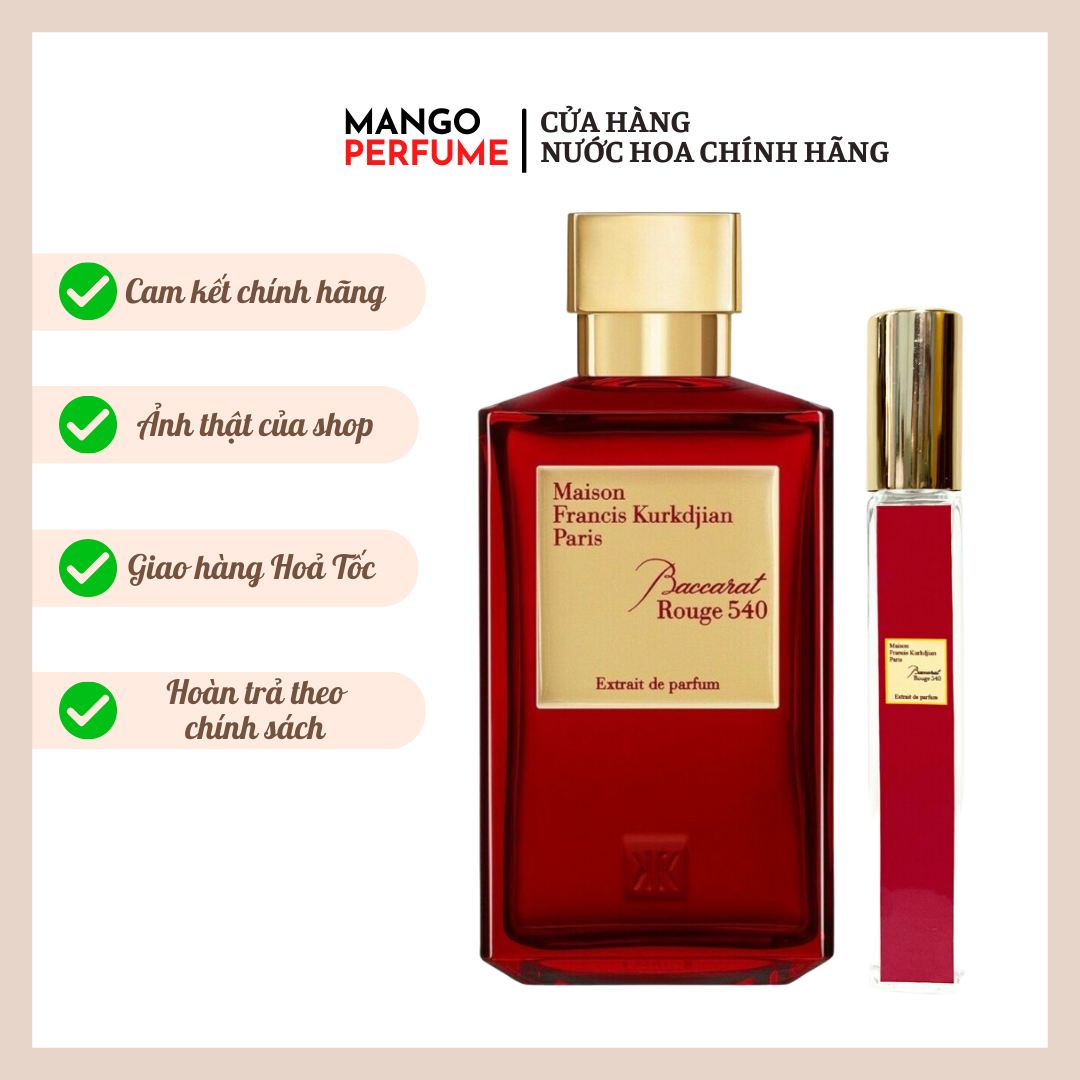 Nước hoa chiết Nữ MFK Baccarat Rouge 540 Extrait de Parfum