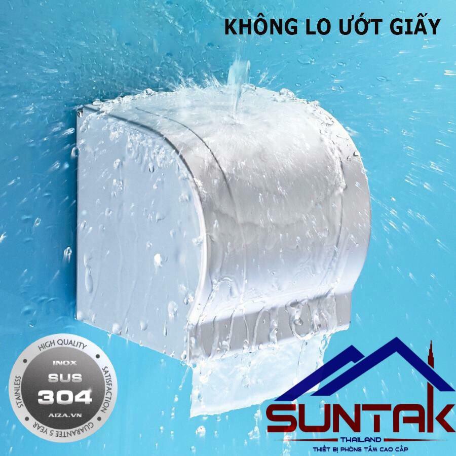 Hộp đựng khăn giấy vệ sinh bằng inox gắn tường bền vĩnh viễn theo thời gian KG 03