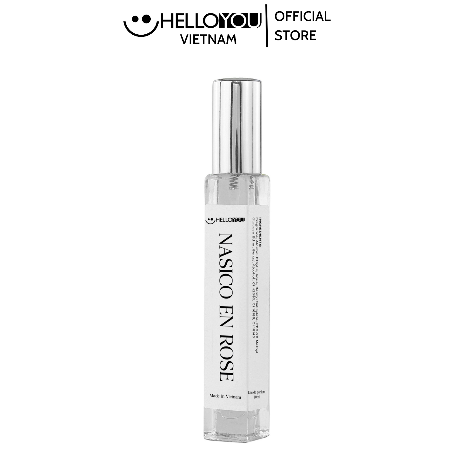 Nước hoa nữ helloyou nasico en rose quyến rũ kiêu kỳ - 10ml