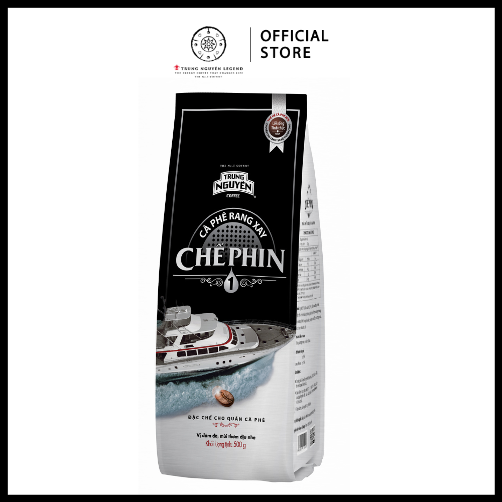 Trung Nguyên Legend - Cà phê rang xay Chế phin 1 - Bịch 500gr