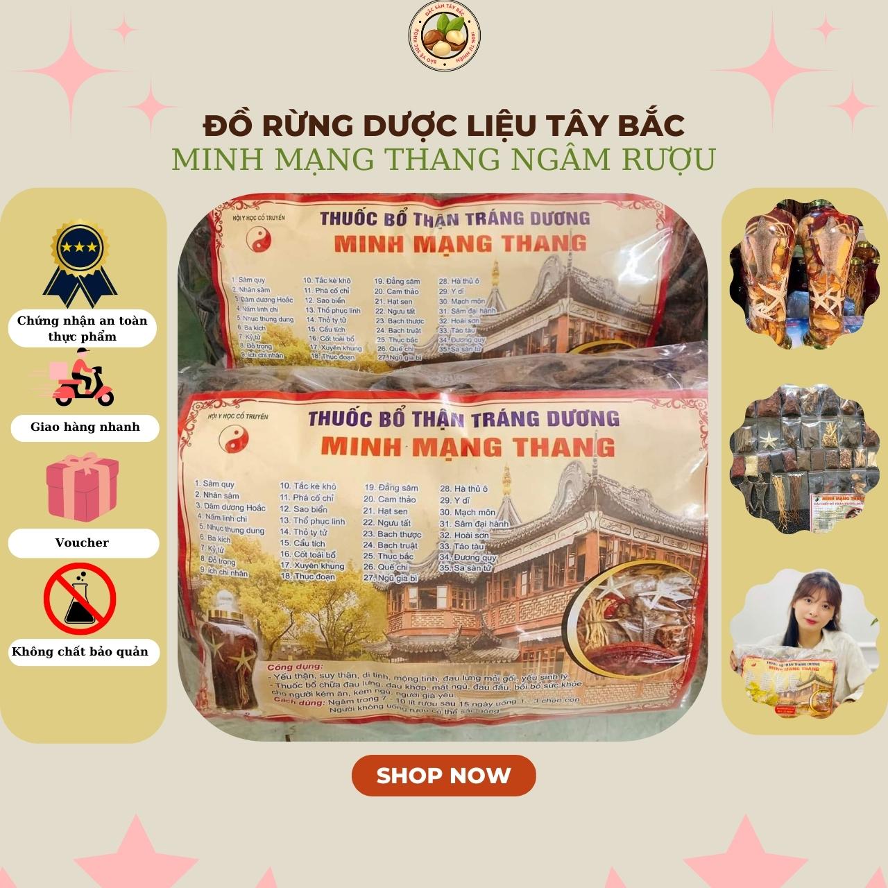 Minh mạng thang 35 vị - sản phẩm tốt cho sức khỏe nam giới