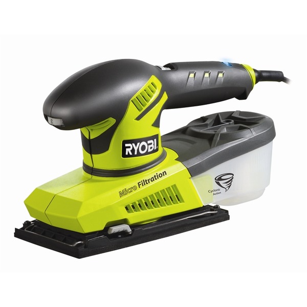 Máy chà nhám 1/3 tấm ryobi 280w w/bag rss280t-s