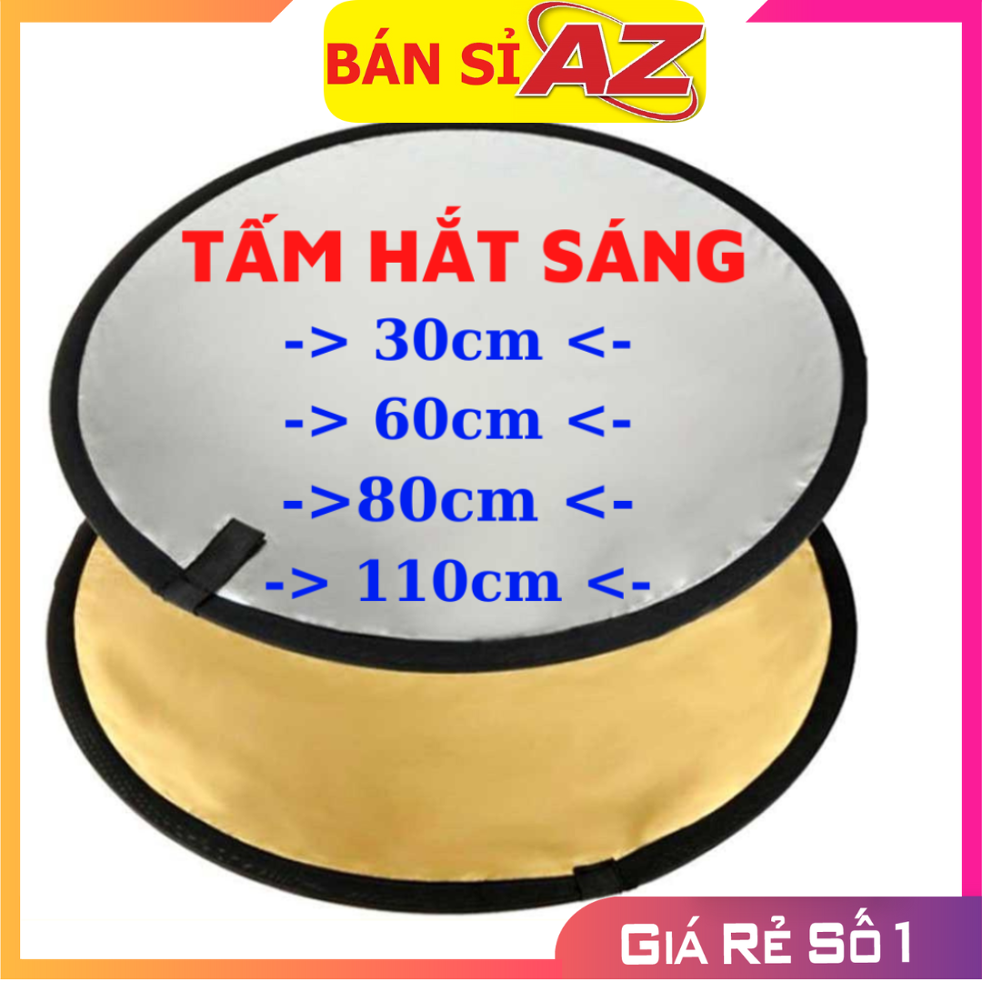 Hắt sáng 2in1 siêu tiện lợi, hắt sáng giúp chụp ảnh chuyên nghiệp, hắt sáng 2 màu trong 1 tấm hình tròn