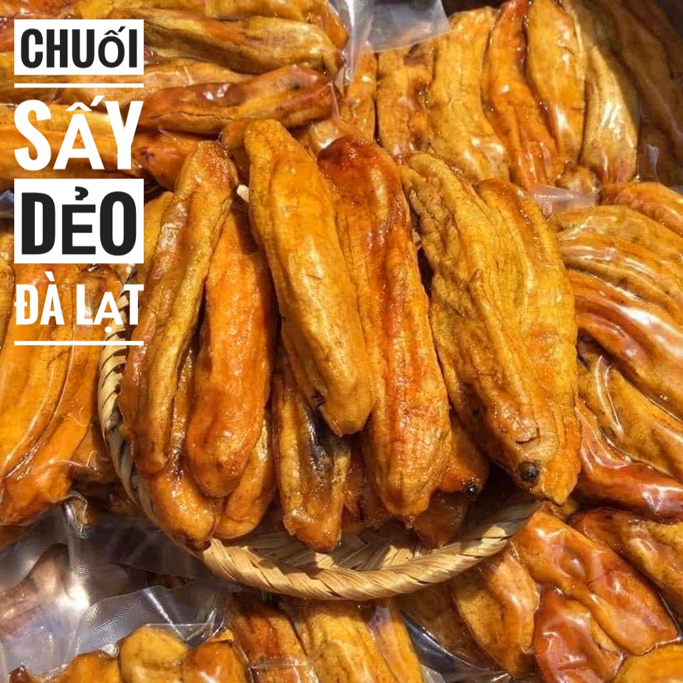 Chuối sấy dẻo mật ong lon 500gram từ đơn 50k, hàng ngon nhà làm