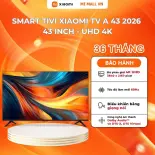 [NEW 2026 TV Series] Smart Tivi Xiaomi TV A 43 2026 - 43 Inch - UHD 4K - Phiên Bản Quốc Tế, Bảo Hành 24 Tháng