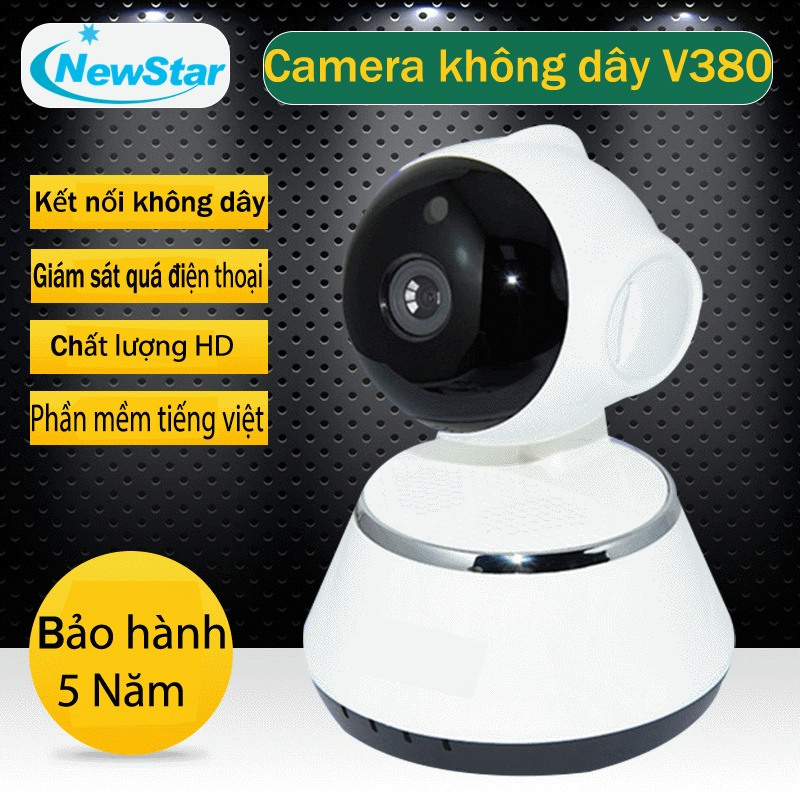 CAMERA WIFI IP V380 Pro trong nhà- Độ phân giải 5.0Mpx MỚI NHẤT 2023 -Camera chống trộm - Camera IP Wifi Trong Nhà V380 Đàm Thoại 2 Chiều Dễ Lắp Đặt Hình Ảnh Rõ Nét- Bảo Hành 12 Tháng 
