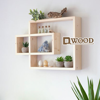 Kệ Sách Dwood Treo Tường Xoay 4 Chiều Theo Cách Riêng Của Bạn