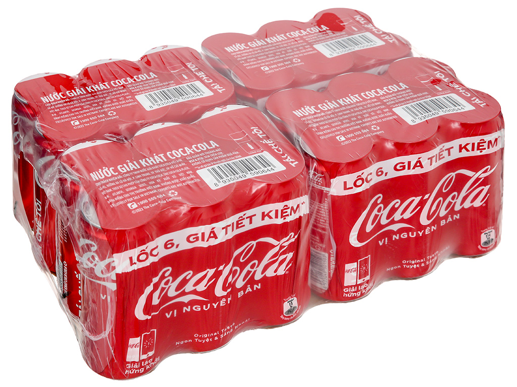 Thùng 24 Lon Nước Giải Khát Có Ga Coca-Cola Lon 320ml