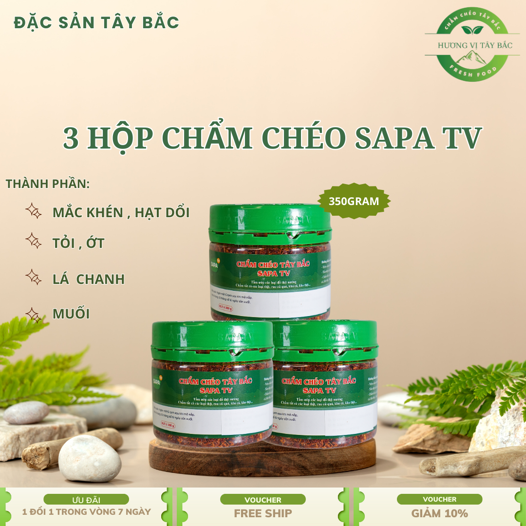  ComBo 3 Hủ Chẩm Chéo SaPa TV Đặc Sản Tây Bắc 