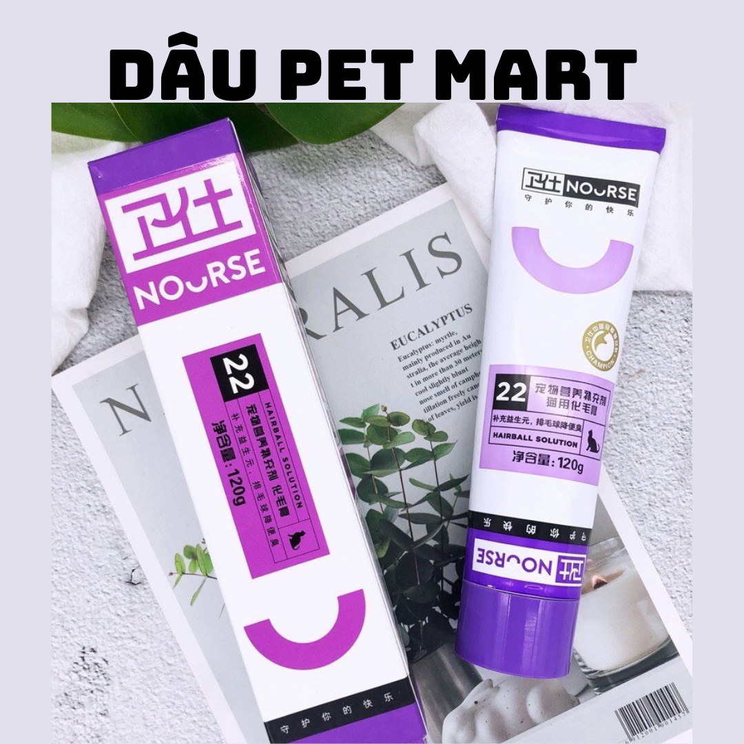 Gel tiêu búi lông cho mèo Nourse 22 120g