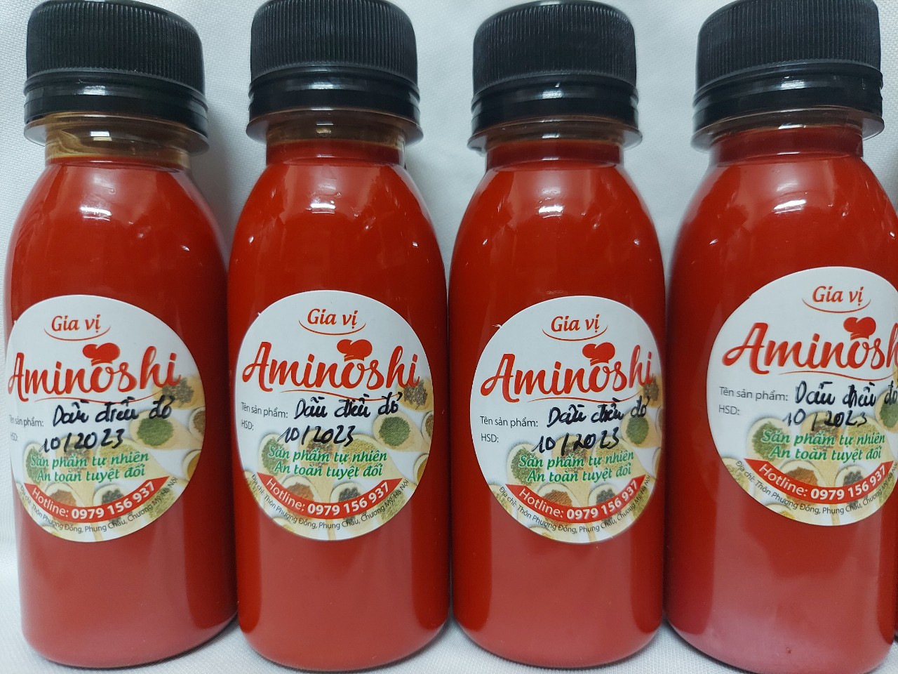 Dầu điều đỏ nguyên chất aminoshi - siêu đậm đặc 100ml