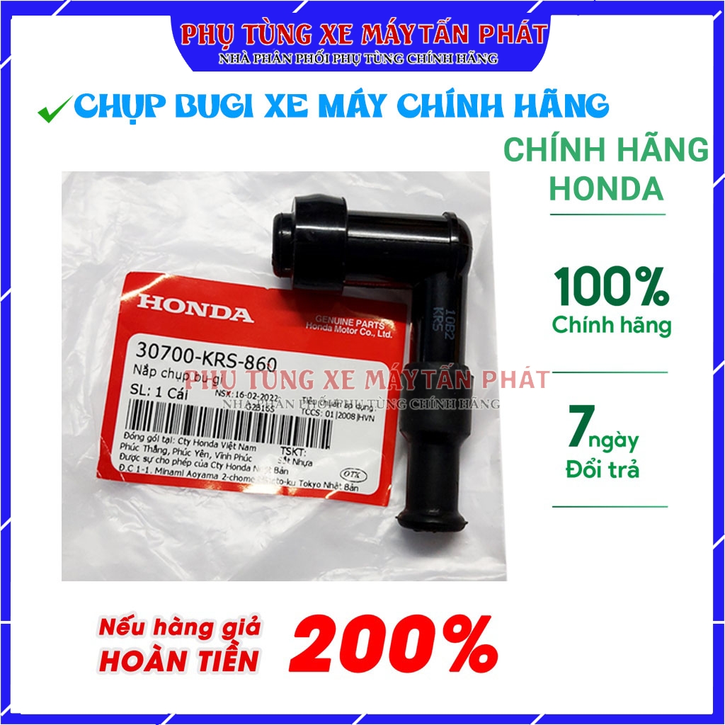 Nắp chụp Bugi Xe Máy Hãng Honda có trở kháng 5k ôm 10