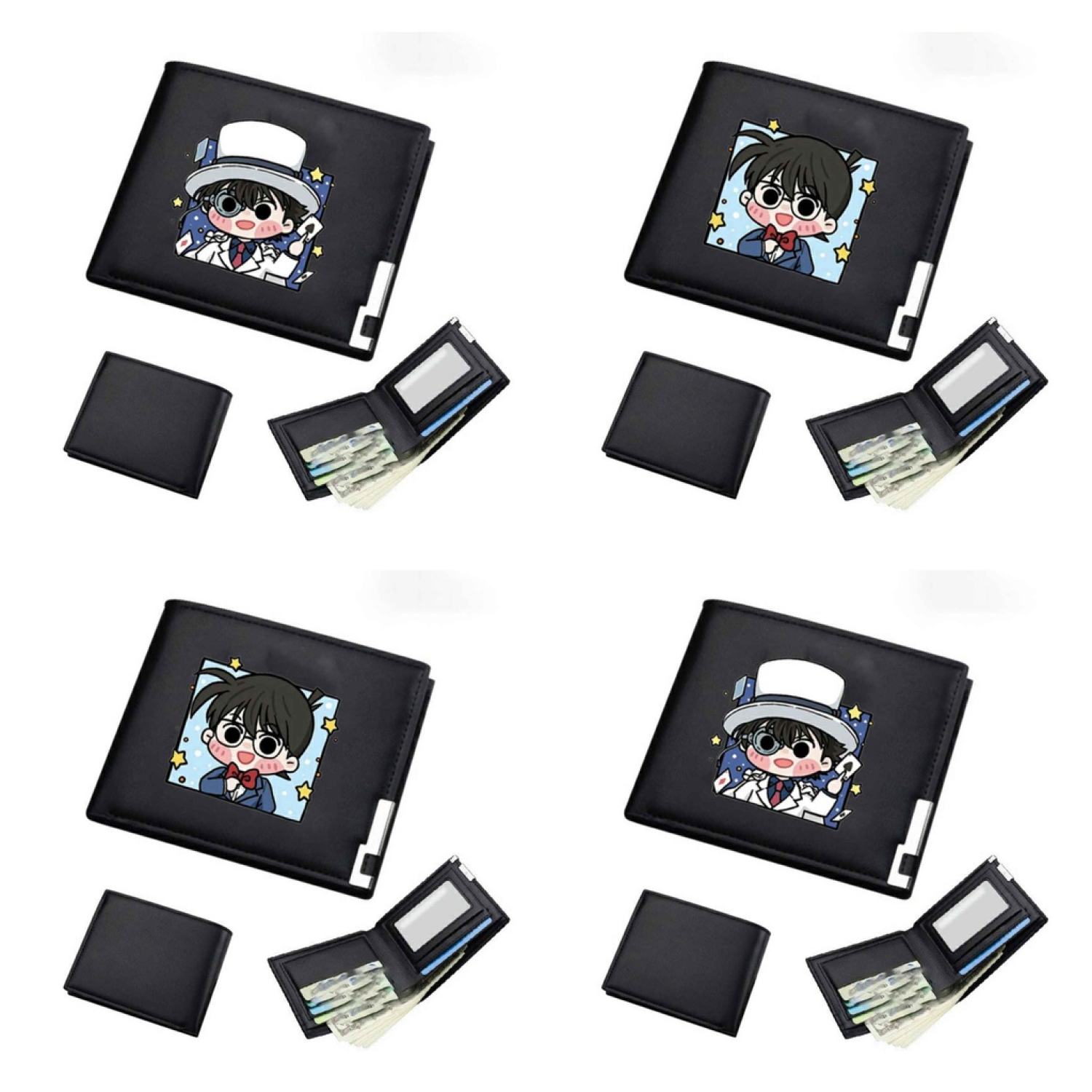 Ví da cầm tay nam nữ IN HÌNH CONAN KAITO KID Thám tử lừng danh anime chibi xinh xắn thời trang