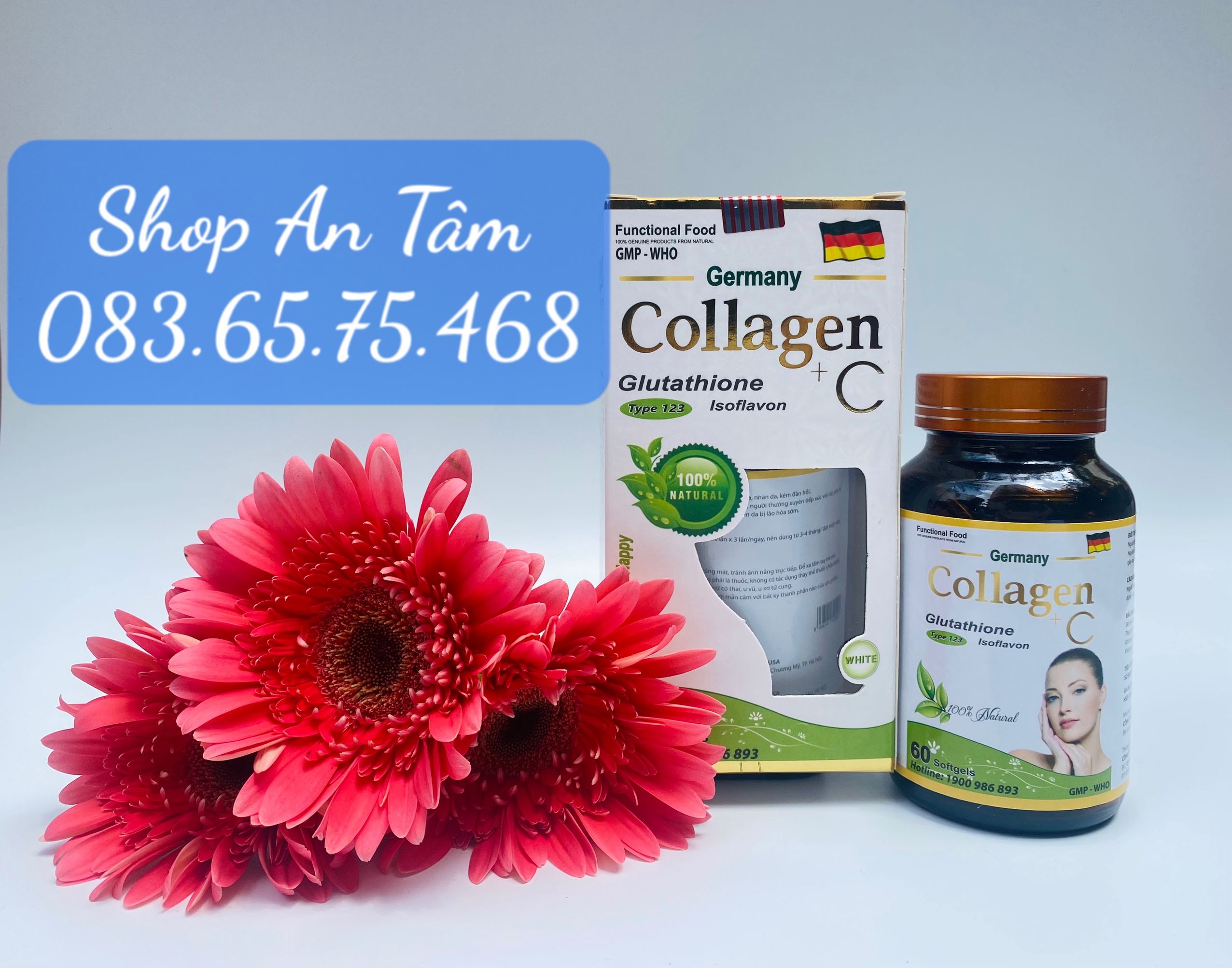 COLLAGEN +C giúp làm đẹp ,tăng cường nội tiết tố .