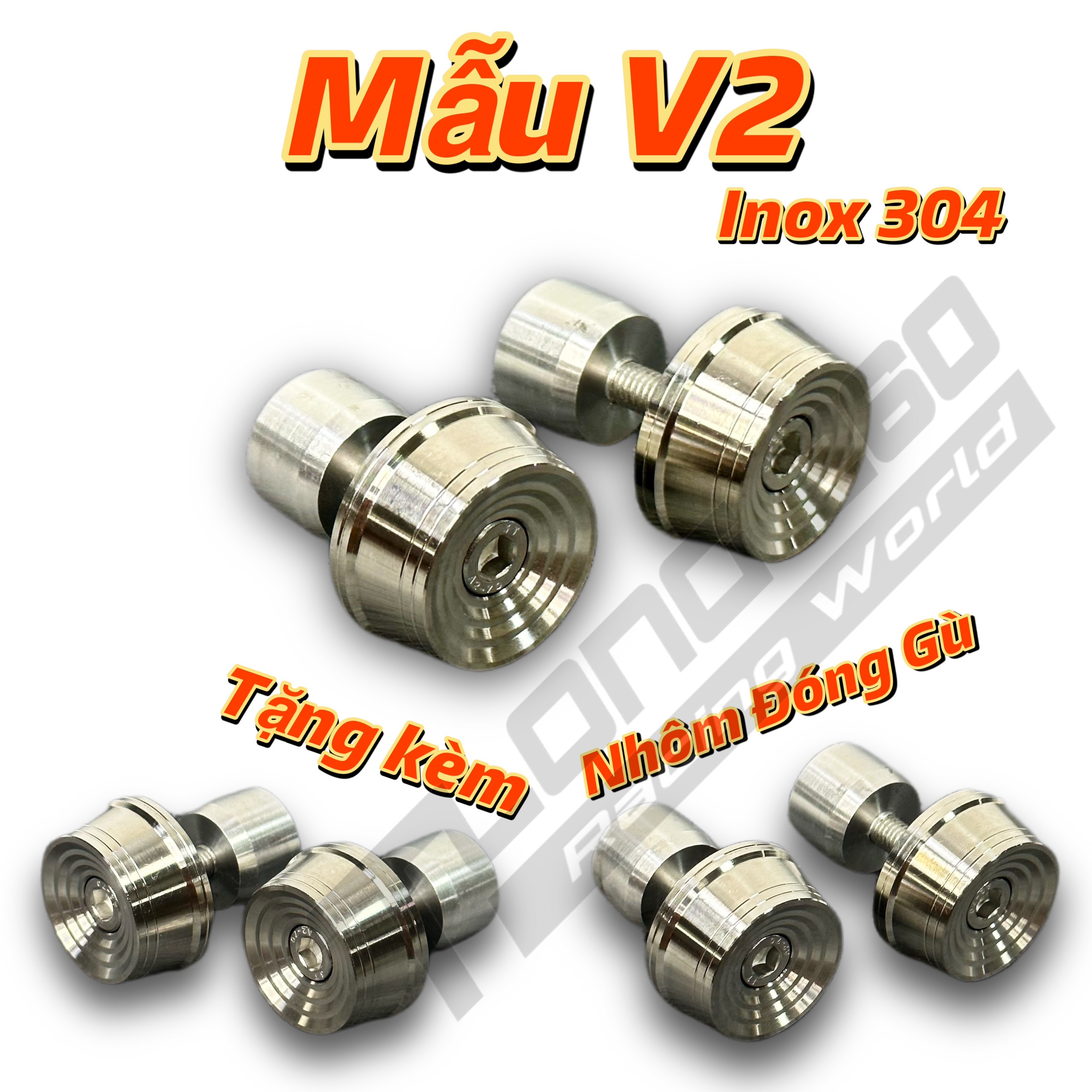 Gù Salaya Inox 304 tặng kèm nhôm đóng gù