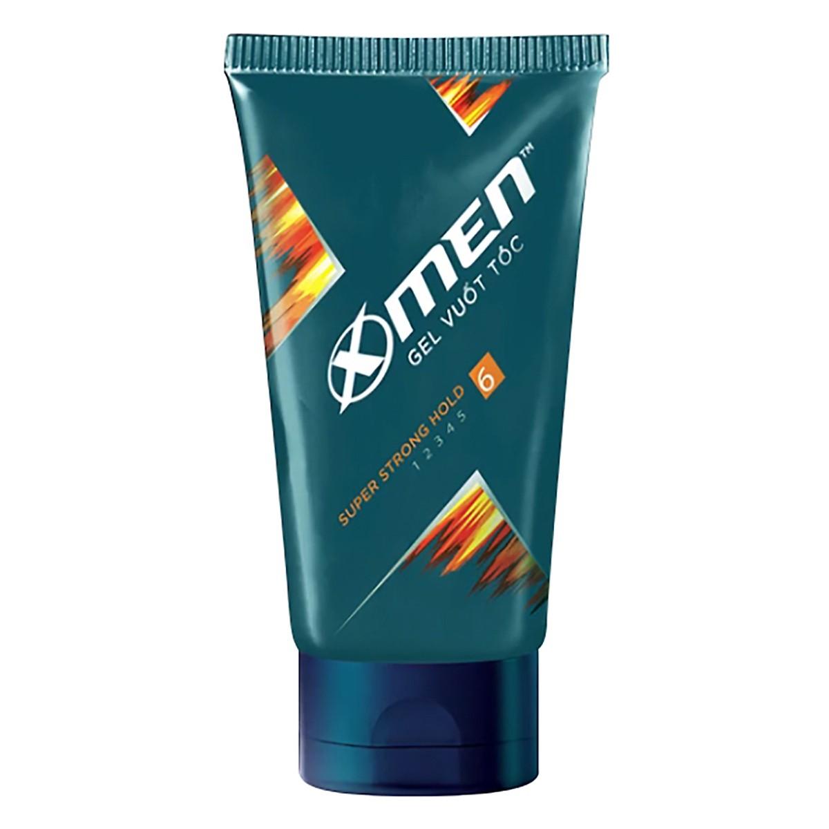 Gel vuốt tóc x-men gel 150gr super hold strong 6/6 - siêu cứng tóc