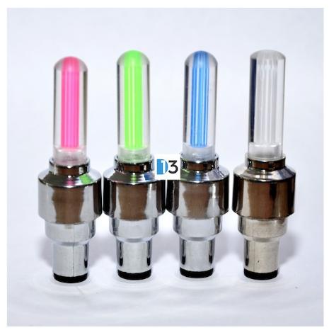 Combo 2 đèn led lắp chân van xe máy xe đạp oto