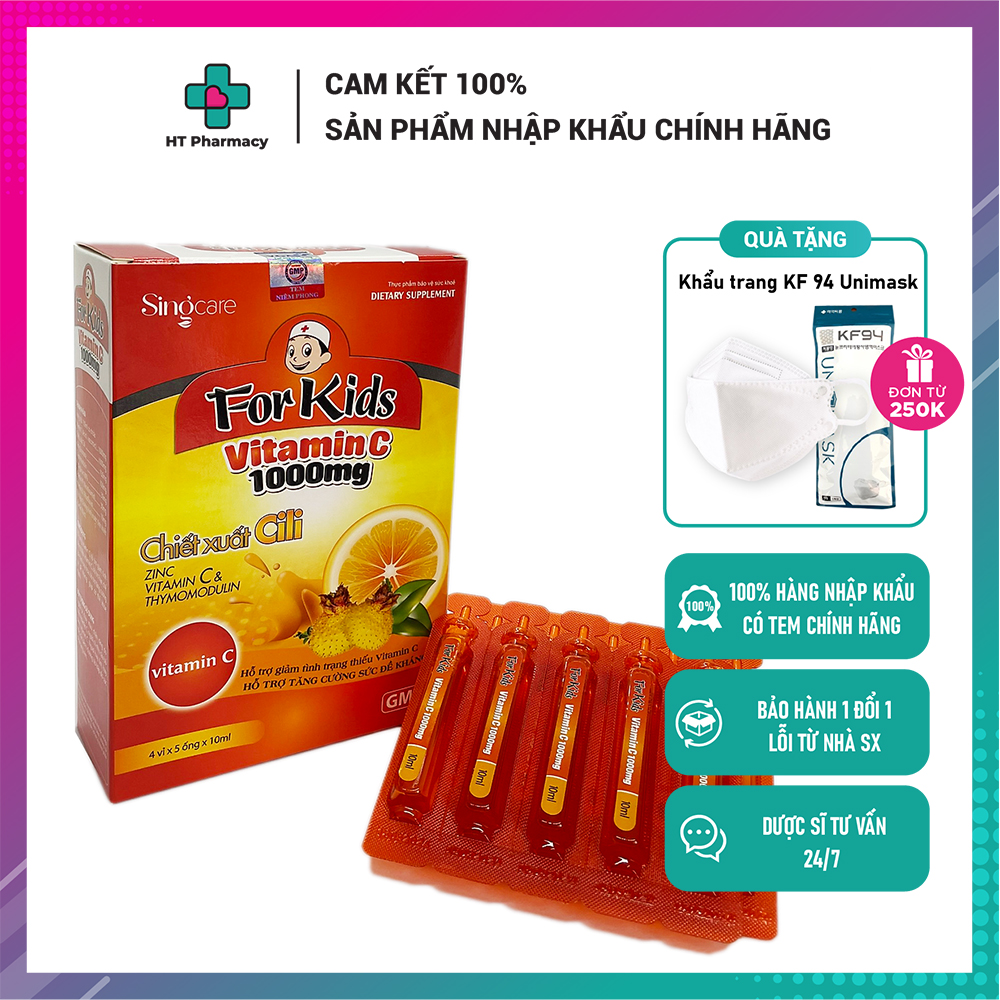 For Kids Vitamin C dạng ống - Bổ sung vitamin C