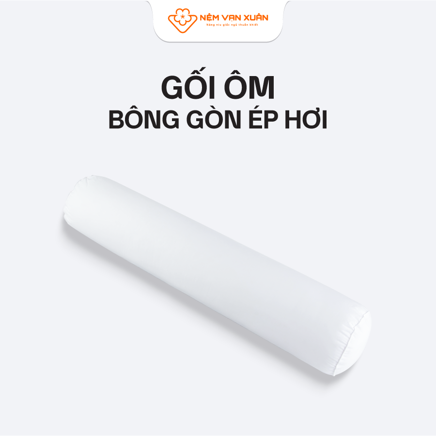  Gối Ôm Bông Gòn Ép Hơi Vạn Xuân Thấm Hút Mồ Hôi Thoáng Mát Khi Sử Dụng Chính hãng 100% Polyester 
