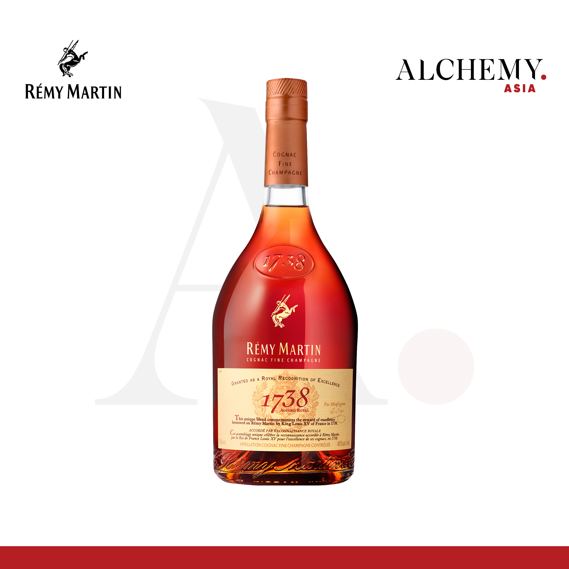 [Trên 18 tuổi] [Chính hãng] Rượu Cognac Remy Martin 1738 40% 700ml