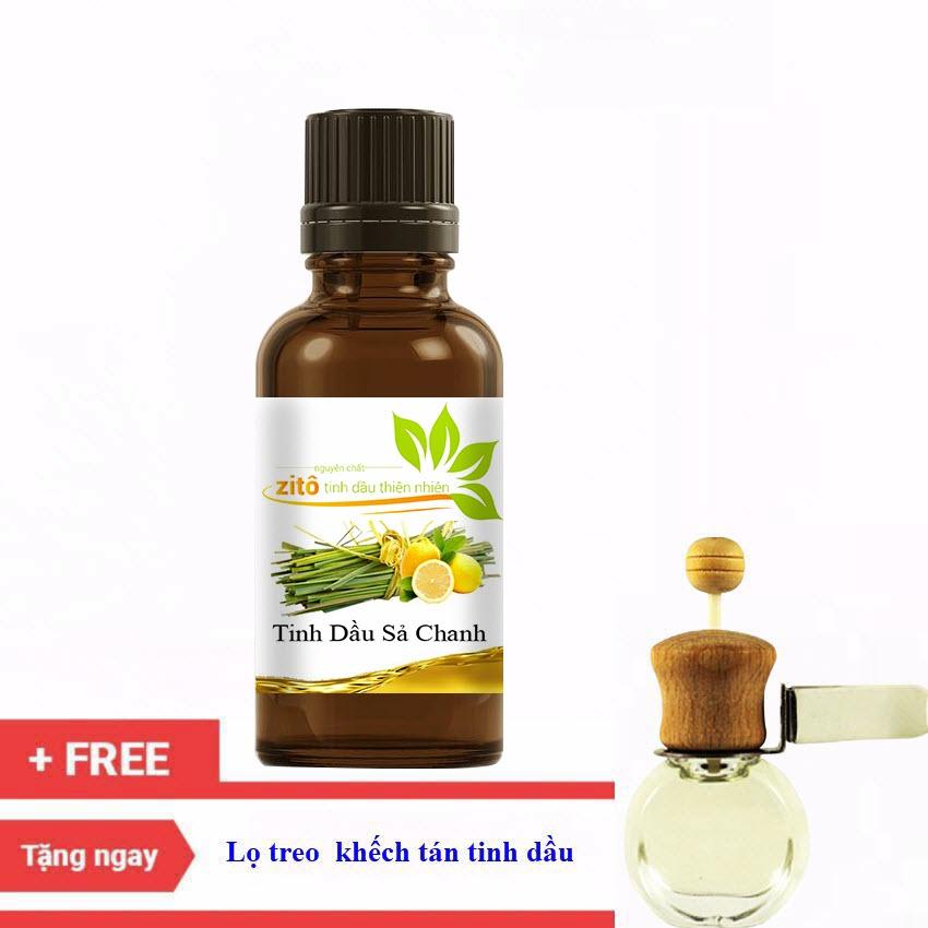 Tinh dầu sả chanh zito 30ml - tặng lọ khuếch tán tinh dầu