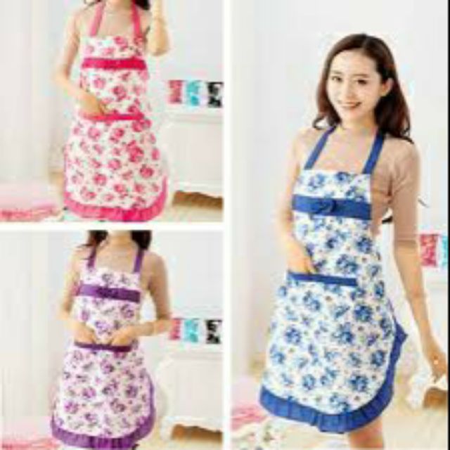 Tạp dề họa tiết hình hoa - xinh xắn