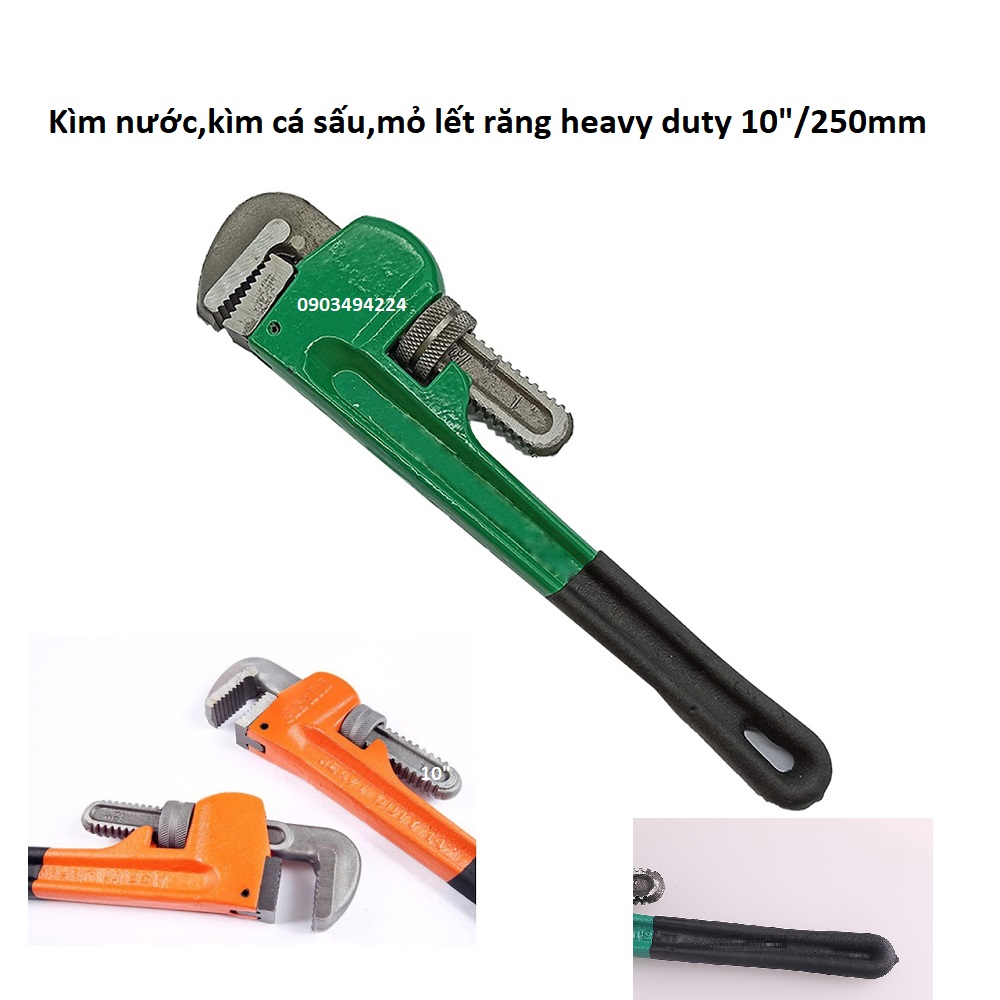 Kìm nước,kìm cá sấu,mỏ lết răng vặn 10/250mm