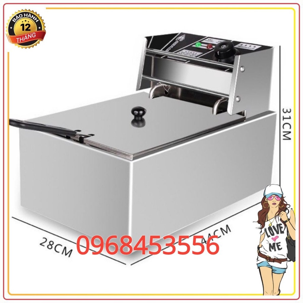 ✟¤◙ bếp chiên nhúng điện bếp chiên khoai tây rán gà rán ef81