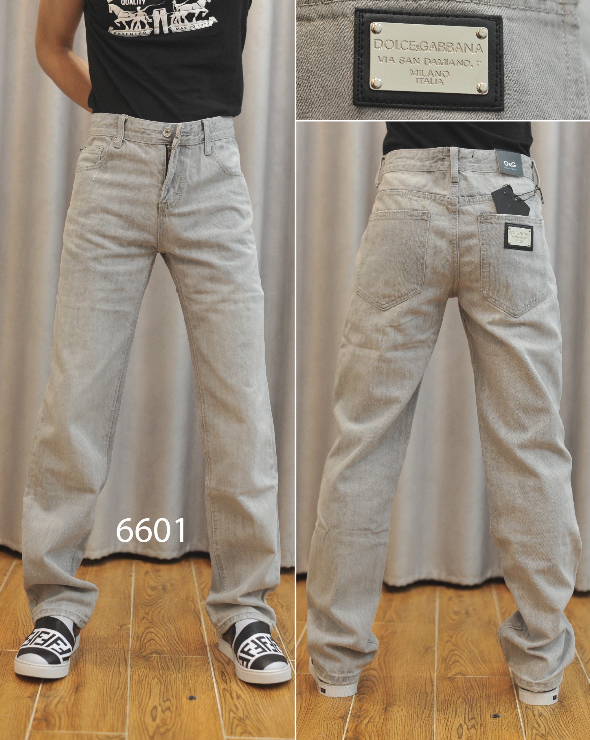 Quần bò nam ống xuông xám khói Dolce đẹp, cam kết hàng đúng mô tả, chất lượng đảm bảo an toàn đến sức khỏe người sử dụng