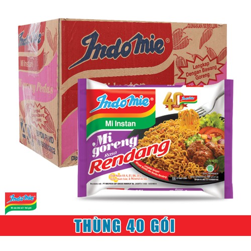Combo 20 gói mì xào khô indomie - Vị bò cay