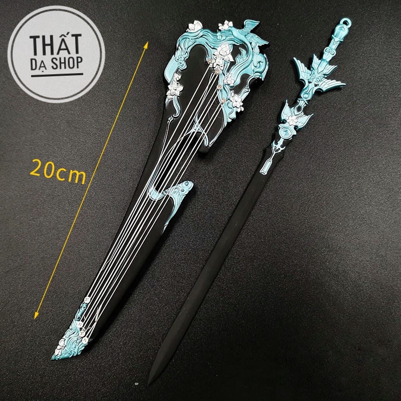 Mô hình cầm kiếm trường ca môn 20cm kim loại - jx3 - thất dạ shop.
