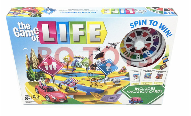 The game of life - trò chơi cuộc đời - phiên bản tiếng anh - board game