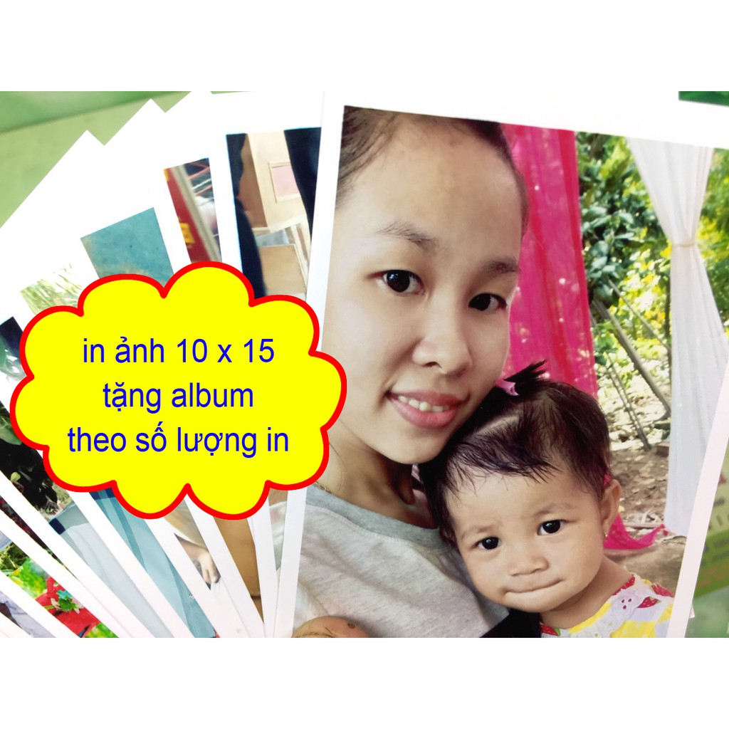 combo in 10 ảnh 10 x 15 chưa ép giá 2k  (in từ 30 tấm trở lên+tặng kèm album đựng đủ ảnh cần in)
