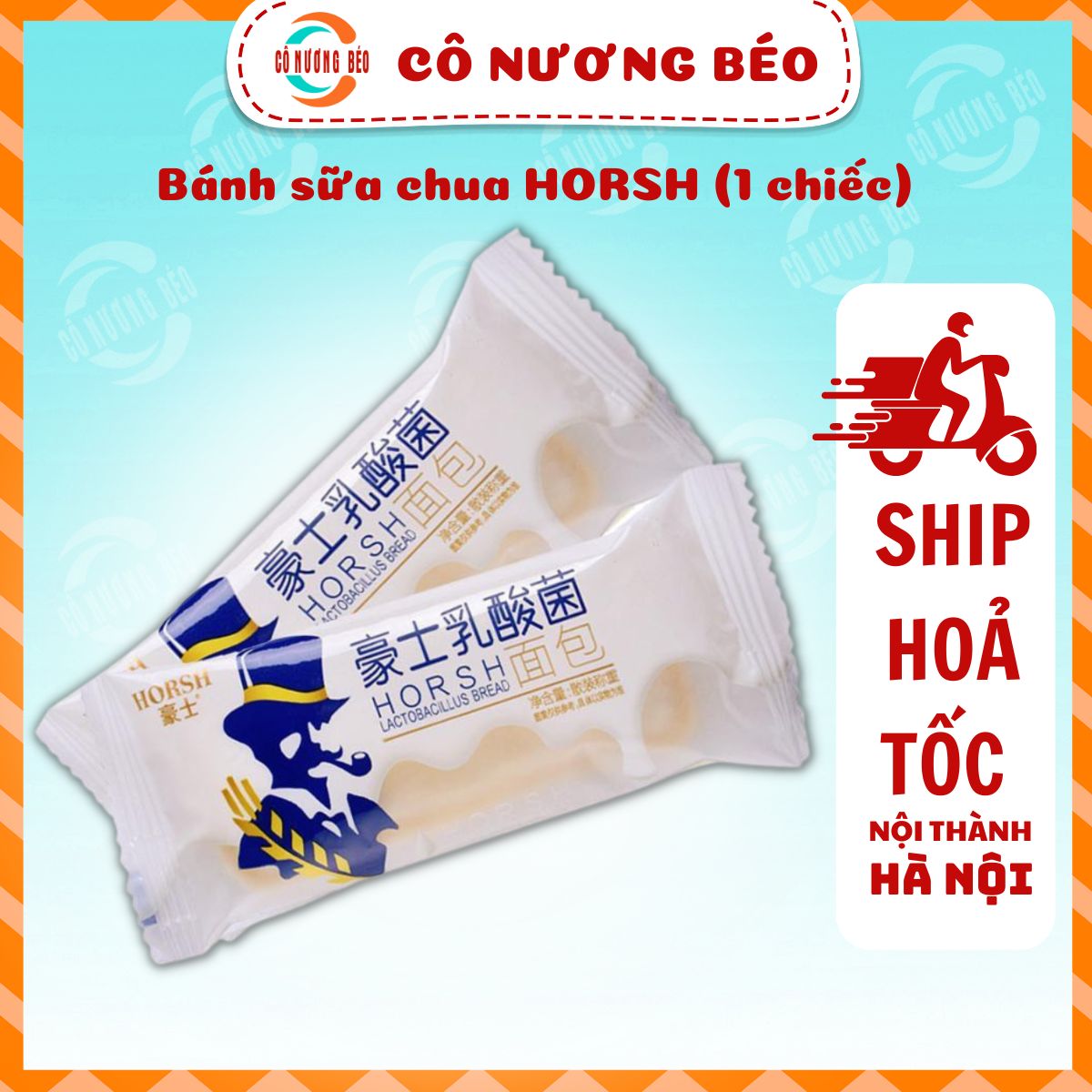 Bánh sữa chua Đài loan HORSH ông già túi 500g - Ăn vặt cô nương béo