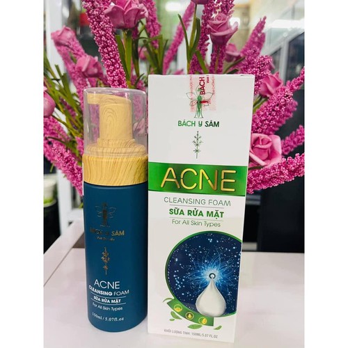 [Sẵn Hàng] Sữa rửa mặt tạo bọt Bạch Linh Bách Y Sâm loại 150ml (mẫu mới)