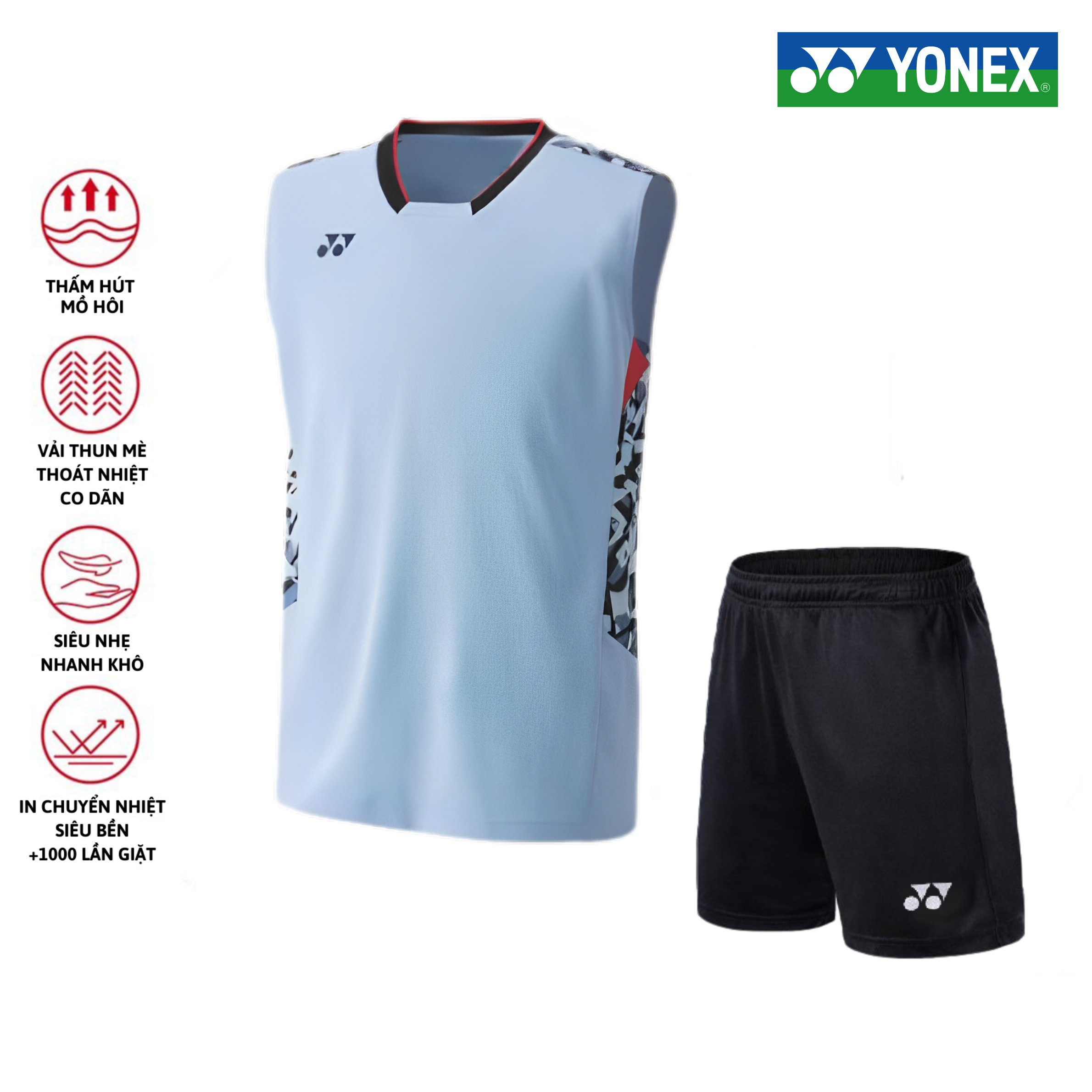 Áo cầu lông, quần cầu lông Yonex chuyên nghiệp mới nhất sử dụng tập luyện và thi đấu cầu lông A336