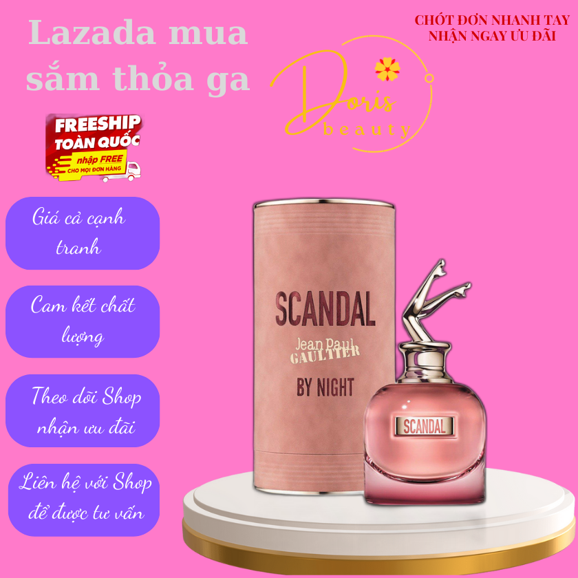 Nước Hoa Jean Paul Gaultier Scandal By Night - Nước hoa scandal - Nước hoa nữ - Nước hoa