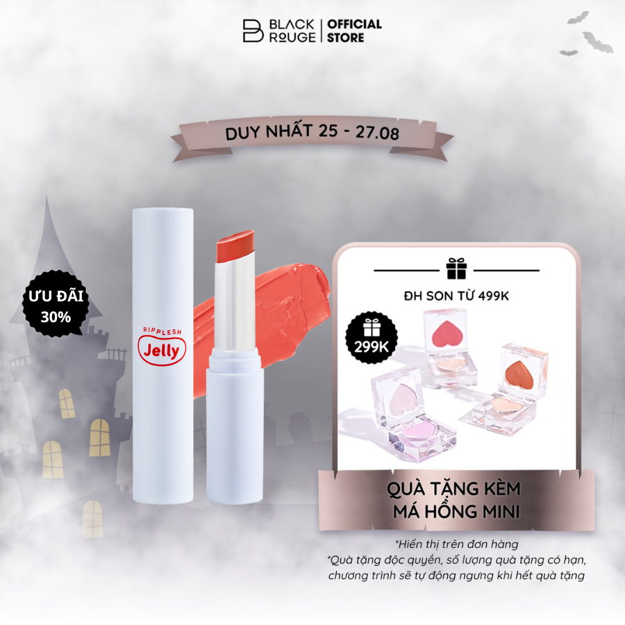 Son dưỡng thuần chay có màu Ripplesh Jelly Balm 20.9g