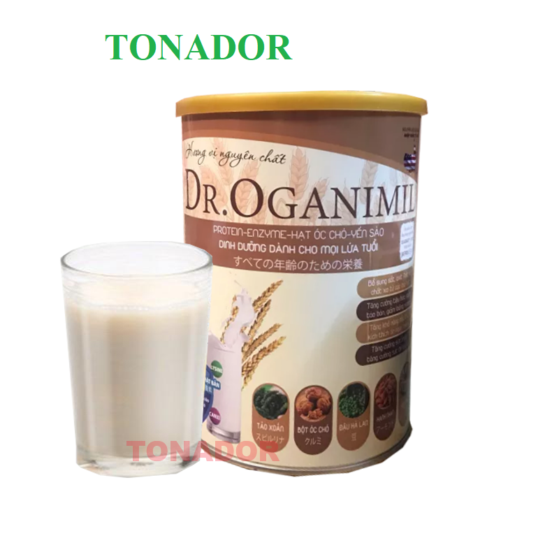[freeship, mua 2 tặng 1 quà] sữa hạt organic 800gr dr.oganimil, thực dưỡng lợi sữa cho mẹ bầu và sau sinh, bổ sung dinh dưỡng cho người ăn chay, tiểu đường. 5
