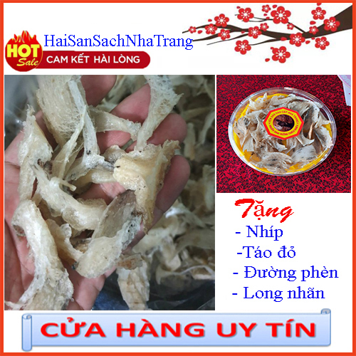 20gr Chân tổ yến sào thô còn lông+ Nhíp, táo đỏ, đường phèn để chưng