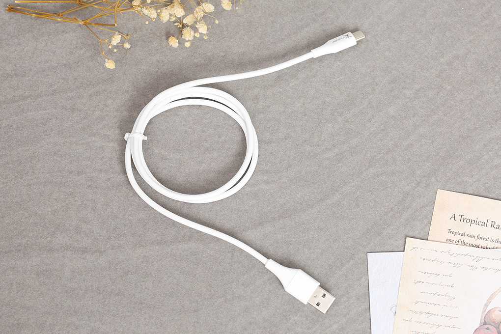 Cáp type c 1m xmobile tc27-1000 trắng