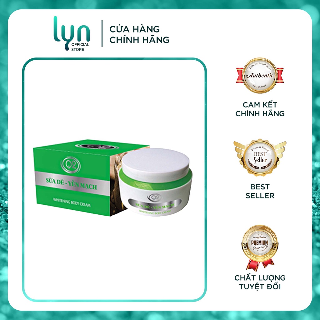 Kem dưỡng trắng da toàn thân sữa dê yến mạch q2