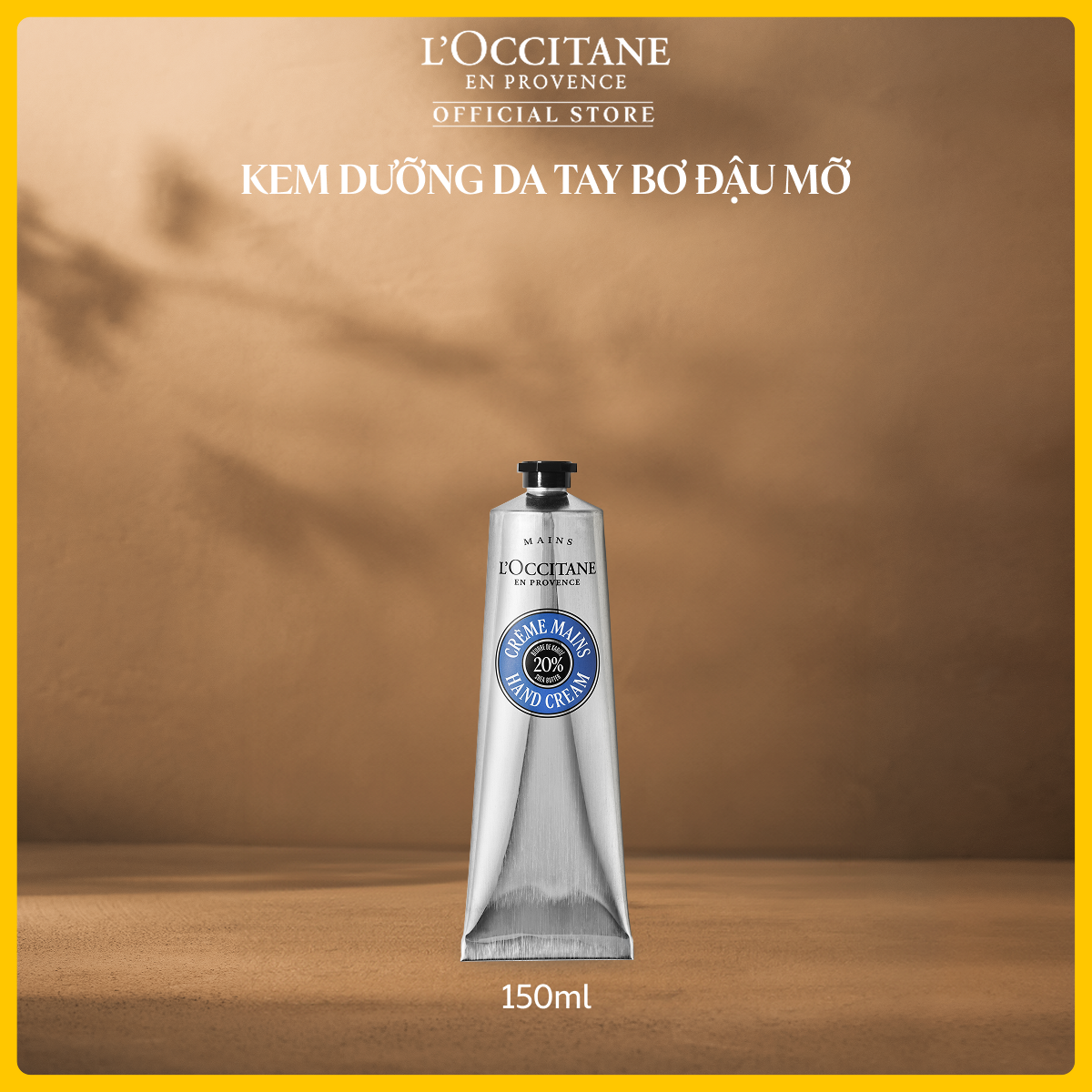 Kem Dưỡng Da Tay 20% Bơ Đậu Mỡ L'Occitane 150ML Dưỡng Ẩm