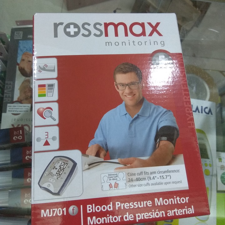 Máy đo huyết áp bắp tay ROSSMAX MJ701-Bảo hàng tại hãng 5 năm trên toàn quốc