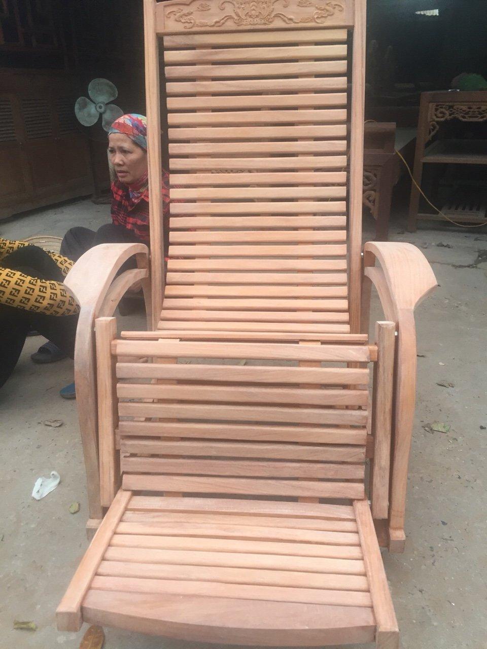 ghế lười gỗ lim