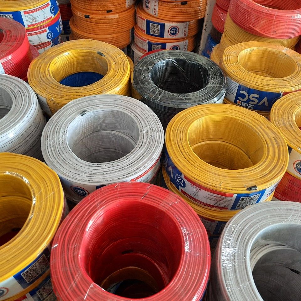 100m dây điện đôi chịu tải, 2 lõi vcmo 2x1.5, đôi 2.5, đôi 4.0 vsc vĩnh thịnh + tặng kèm 1 băng keo