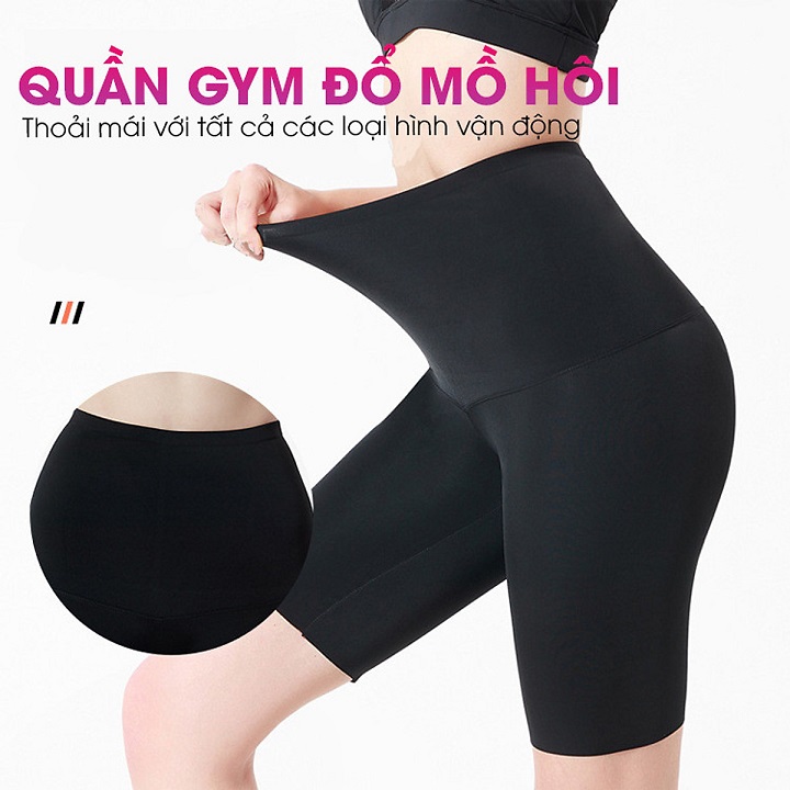 Quần tập sinh nhiệt giảm mỡ bụng hiệu quả, Quần Đổ Mồ Môi - Quần Nịt Bụng Born Uncommon Giảm Mỡ Bụng Cho Nữ 9