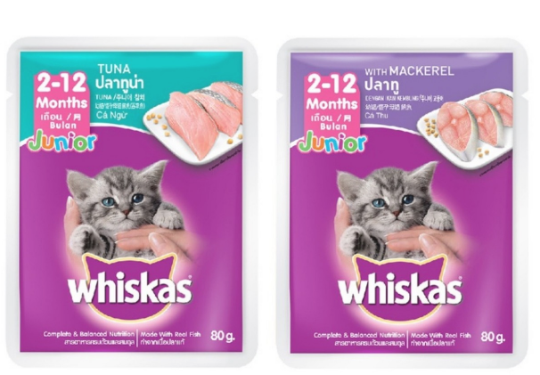 Thùng whiskas mèo con - 24 gói x 80g