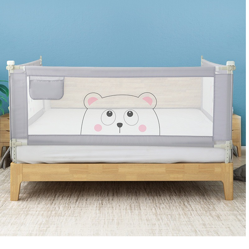 Bộ 2 thanh chắn giường cao cấp m6*2m dạng trượt.