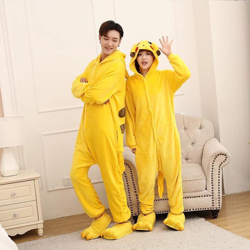 Bộ Đồ Thú Pikachu Vàng ⭐ FREESHIP ⭐ Bộ Đồ Thú Pikachu Dễ Thương Đủ Size Trẻ Em và Người Lớn
